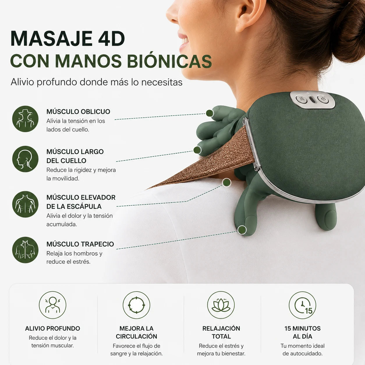 “VitaRelax 4D – Alivio Profundo para Cuello y Hombros”  🔥 50% OFF + ENVÍO GRATIS + PAGO CONTRA ENTREGA