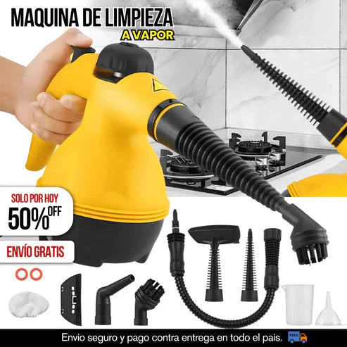 🔥 Máquina de Limpieza a Vapor Multifuncional | Limpieza Profunda en Minutos + Envío Gratis y Pago Contra Entrega